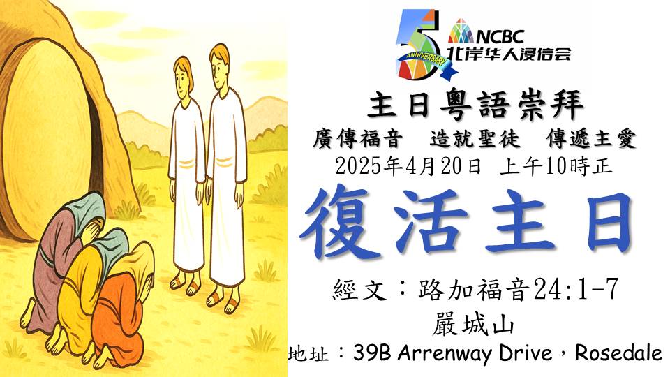 主題：復活主日 經文：路加福音24:1-7